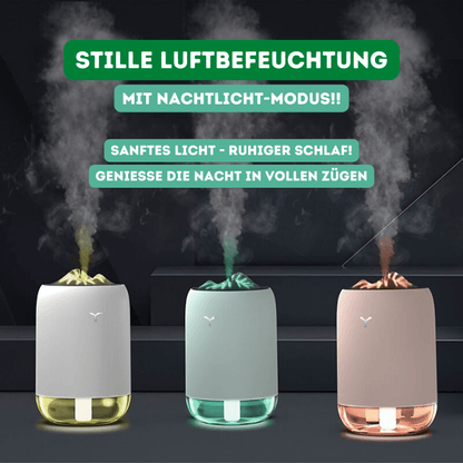 Mini Luftbefeuchter Stille Luftbefeuchtung bei Nacht